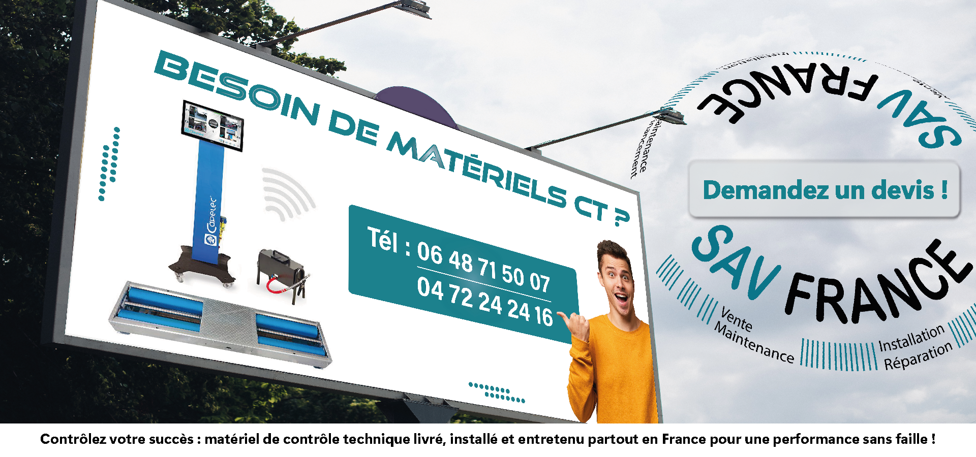 Achat matériel contrôle technique sav France, matériel ct
